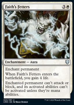 Faith's Fetters Foil & Non Foil Singles UK