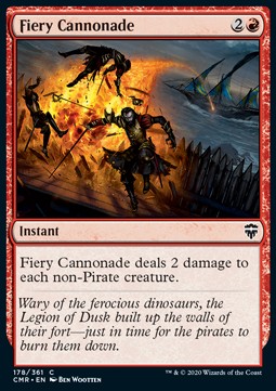 Fiery Cannonade Foil & Non Foil Singles UK