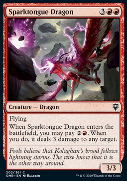 Sparktongue Dragon Foil & Non Foil Singles UK