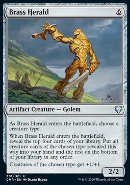 Brass Herald Foil & Non Foil Singles UK