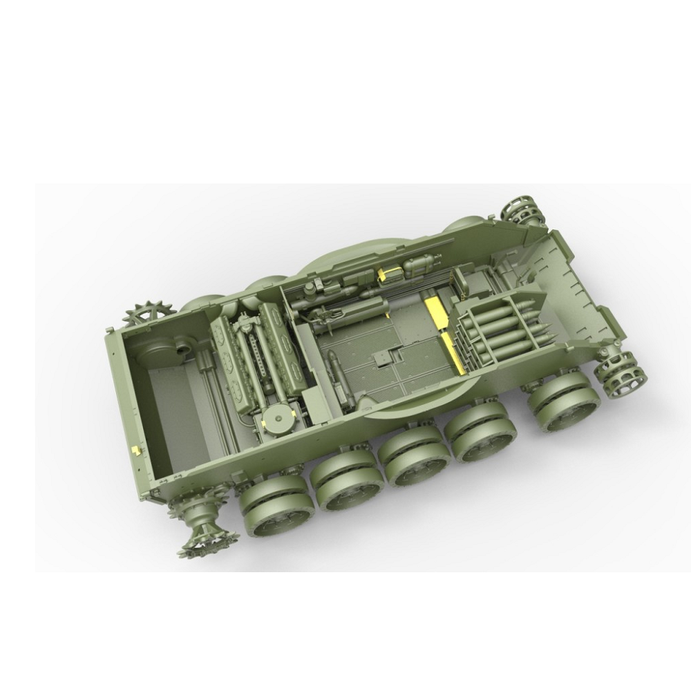 T-54-2 Mod 1949 view of interior mid assembly