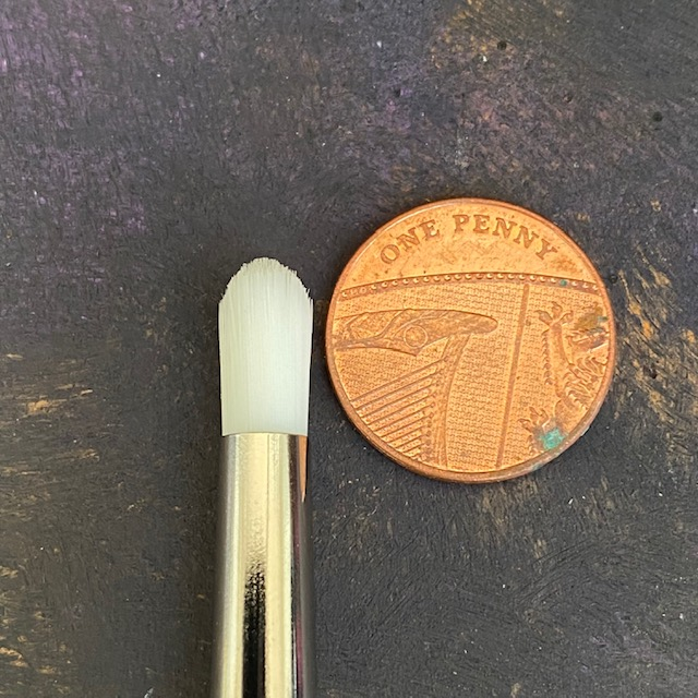 Series 501 Stubby Round- 6 - Rosemary & Co with a 1p for scale