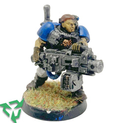 Ultramarine Heavy Bolter Scout - Painted (Trade In)