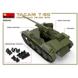 TACAM T-60 Romanian 76mm SPG MiniArt scale model kit - details of the model 