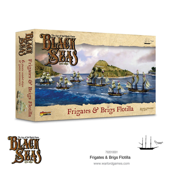 Frigates & Brigs Flotilla (Black Seas, The Age of Sail Game)