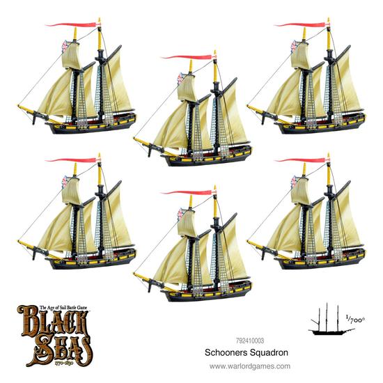 Schooners Squadron (Black Seas) :www.mightylancergames.co.uk
