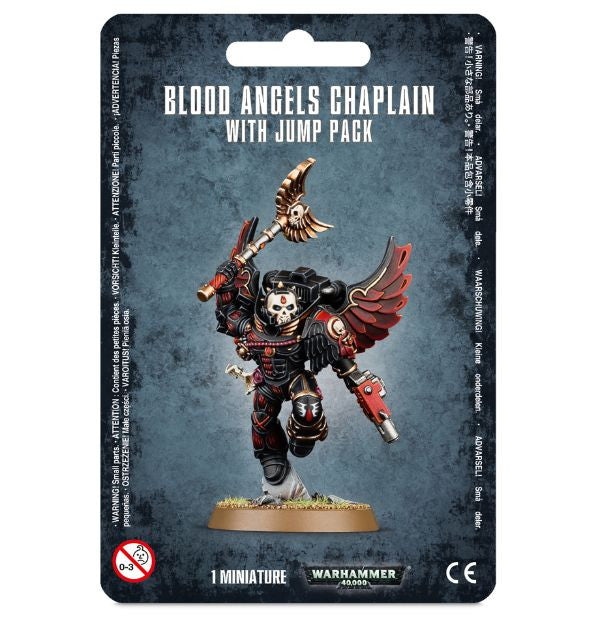 Blood Angels Chaplain with Jump Pack - Blood Angels (Warhammer 40k) :www.mightylancergames.co.uk