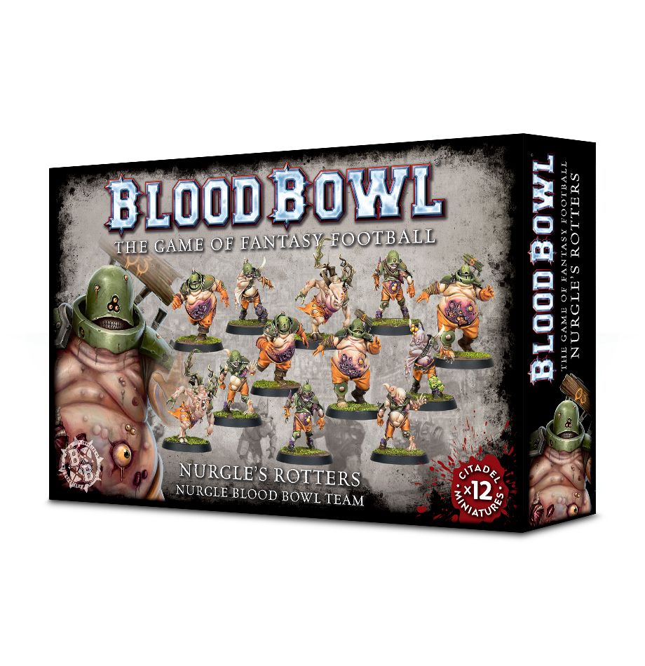 Nurgle’s Rotters - Nurgle Team (Blood Bowl) :www.mightylancergames.co.uk