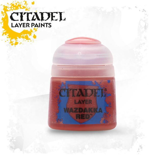 Citadel Layer Paint - Wazdakka Red (12ml) :www.mightylancergames.co.uk