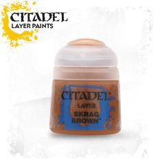 Citadel Layer Paint - SKRAG BROWN (12ml)