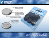 Rubicon 25mm bases (pack of 25)