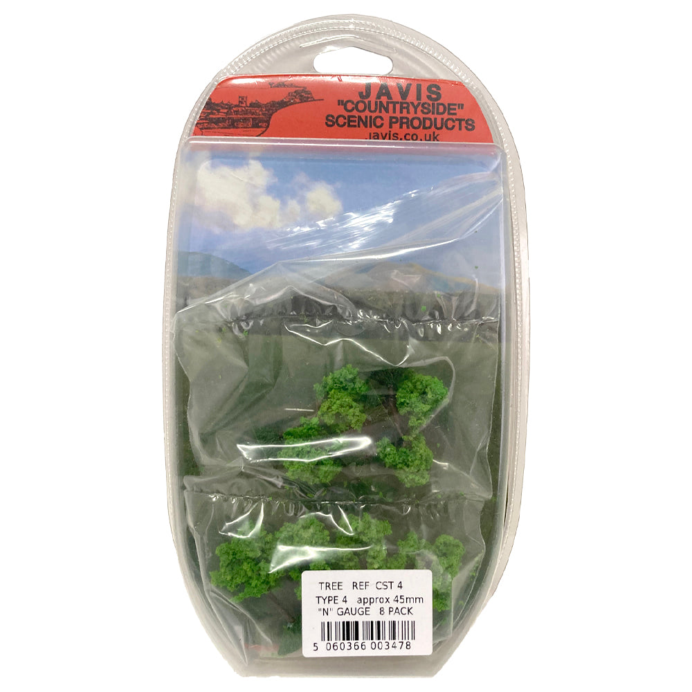 Countryside Scenic Trees 8x 45mm N Gauge