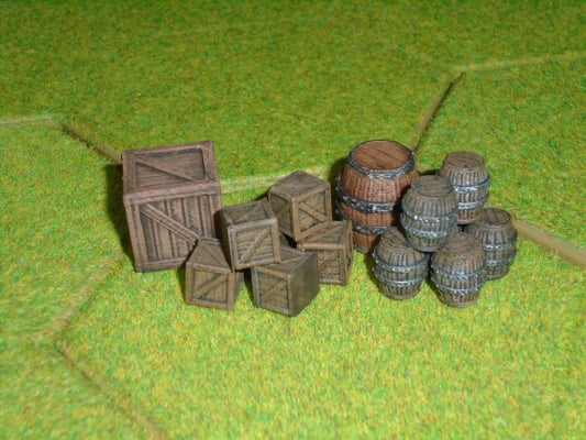 Small Barrels & Crates - Iro...