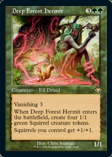 Deep Forest Hermit Etched Retro Foil