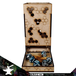 Honeycomb Pattern Dice Tower