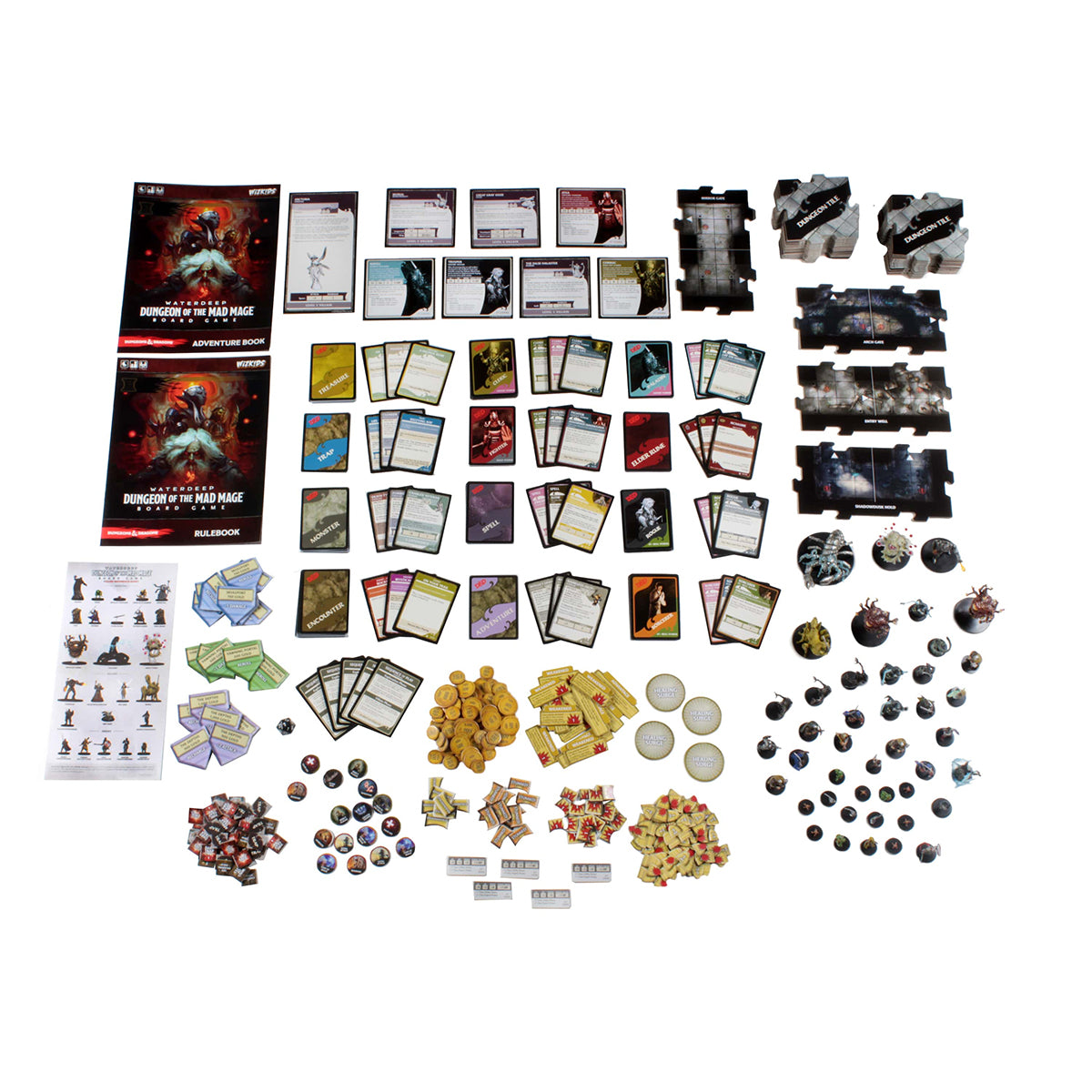 Whats inside dungeon of the mad mage board game