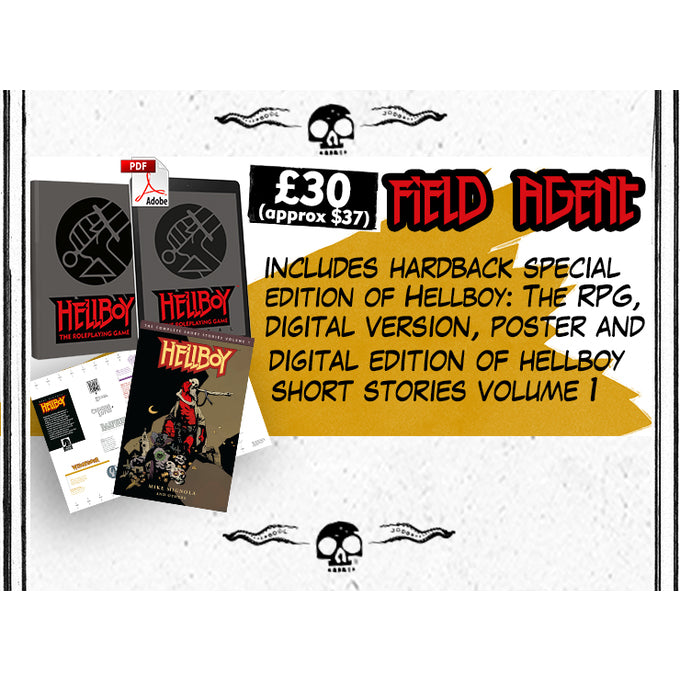 Kickstarter Field Agent Set Hellboy RPG