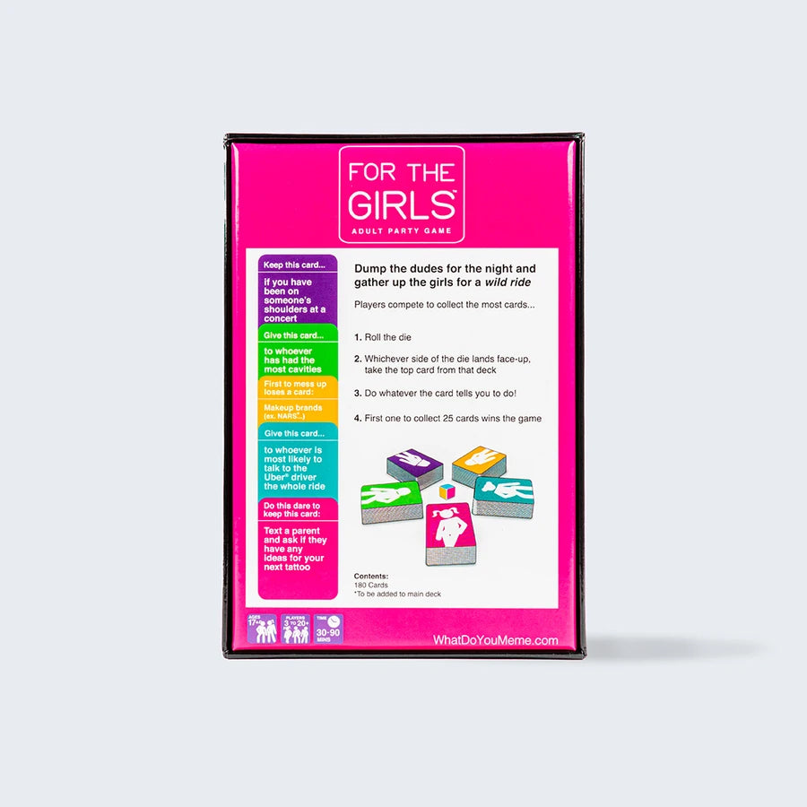 For The Girls Game Expansion 180 New Cards