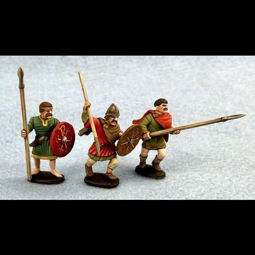 Gripping Beast Dark Age Welsh Boxed set of 25 miniatures - painted and assembled examples