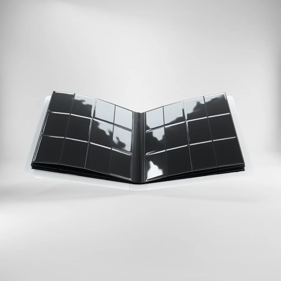 Four Row White Trading Card Game Folder