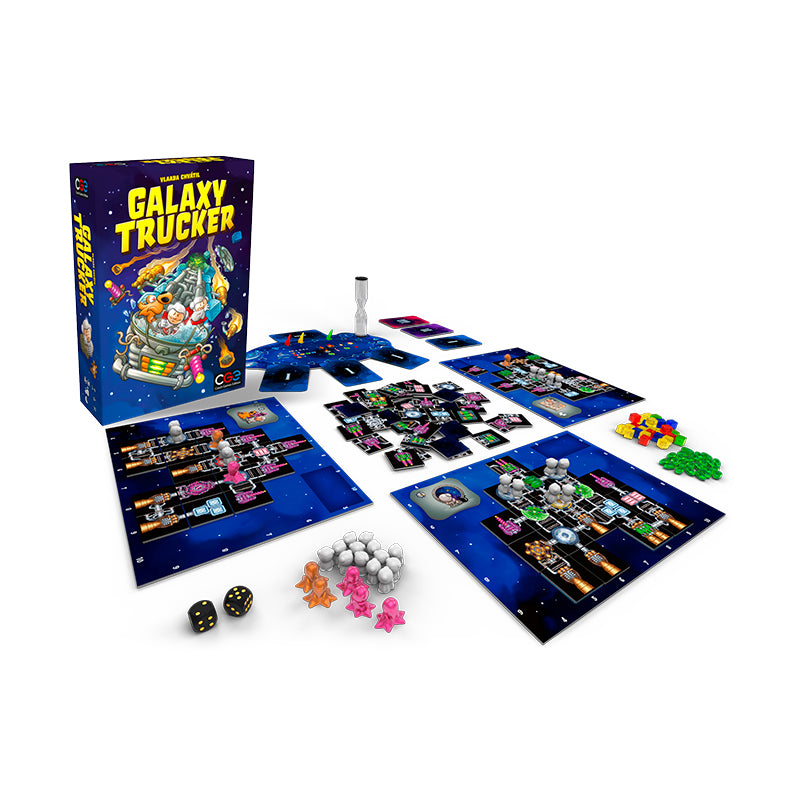 Galaxy Trucker Tile Laying Board Game