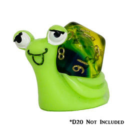 Lucky Snail D20 Holder Green
