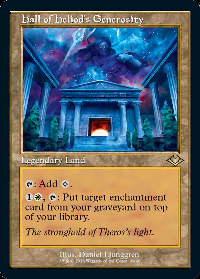 Hall Of Heliod'S Generosity Etched Retro Foil