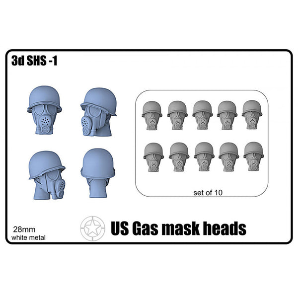 US Gas Mask Heads - Secrets of the Third Reich