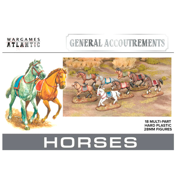 Horse Miniatures Set - General Accoutrements