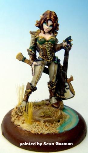 03098: Astrid, Female Half Elf Bard Chronicler