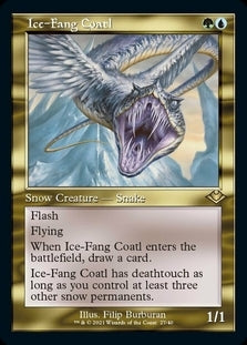 Ice-Fang Coatl Retro Foil