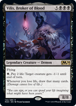 Vilis, Broker of Blood MTG Core 2020 - 122 Non-Foil