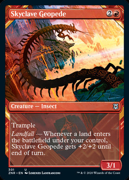 Expedition Frame Skyclave Geopede MTG Zendikar Rising 301