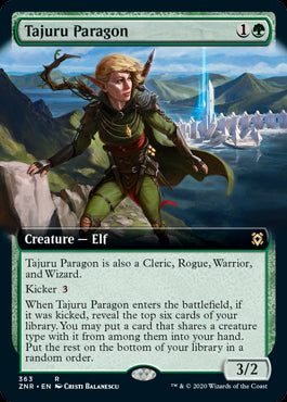 Extended Art Tajuru Paragon MTG Zendikar Rising 363