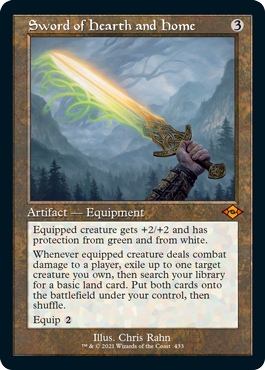 Sword Of Hearth And Home Retro Foil