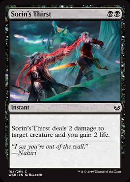 Sorin's Thirst MTG Singles