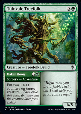 Tuinvale Treefolk // Oaken Boon Throne of Eldraine - 180 Non-Foil