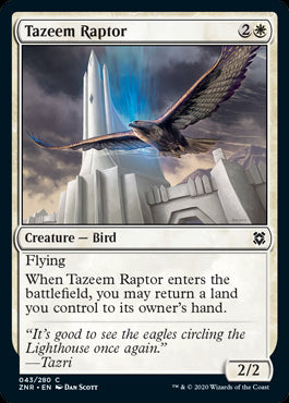 Tazeem Raptor MTG Zendikar Rising #043