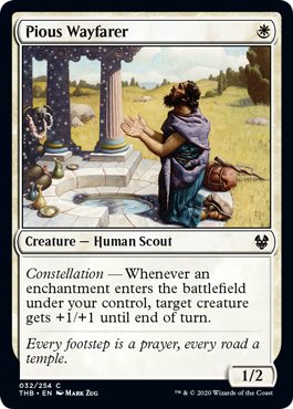 Pious Wayfarer Theros Beyond Death - 032 Non-Foil