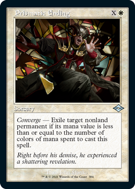 Prismatic Ending Retro Foil-Etched