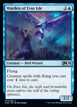 Warden of Evos Isle MTG Core 2020 - 079 Non-Foil