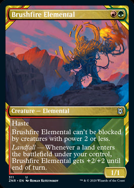 Expedition Frame Brushfire Elemental MTG Zendikar Rising 311