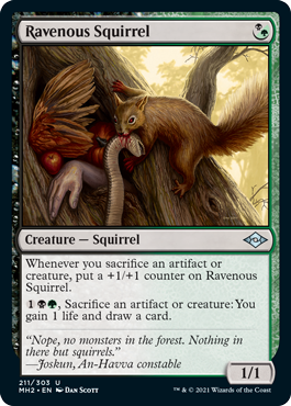 Ravenous Squirrel Foil