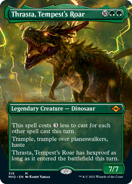 Thrasta, Tempest'S Roar Borderless Foil