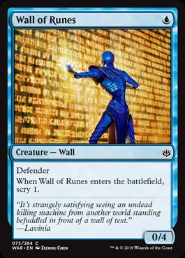 Wall of Runes MTG Singles