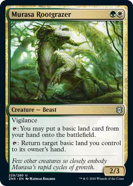 Murasa Rootgrazer MTG Zendikar Rising #229