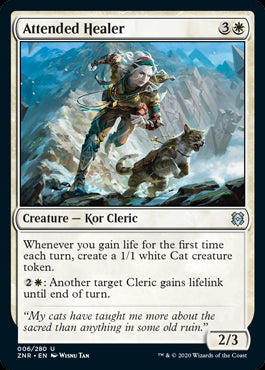 Attended Healer MTG Zendikar Rising #006