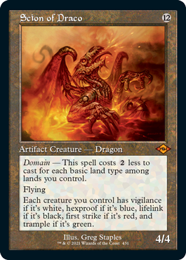 Scion Of Draco Retro Foil
