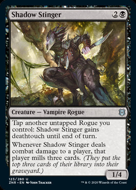 Shadow Stinger MTG Zendikar Rising #123