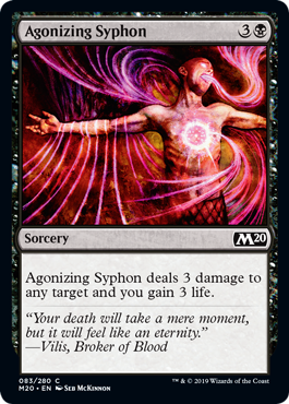 Agonizing Syphon MTG Core 2020 - 083 Non-Foil